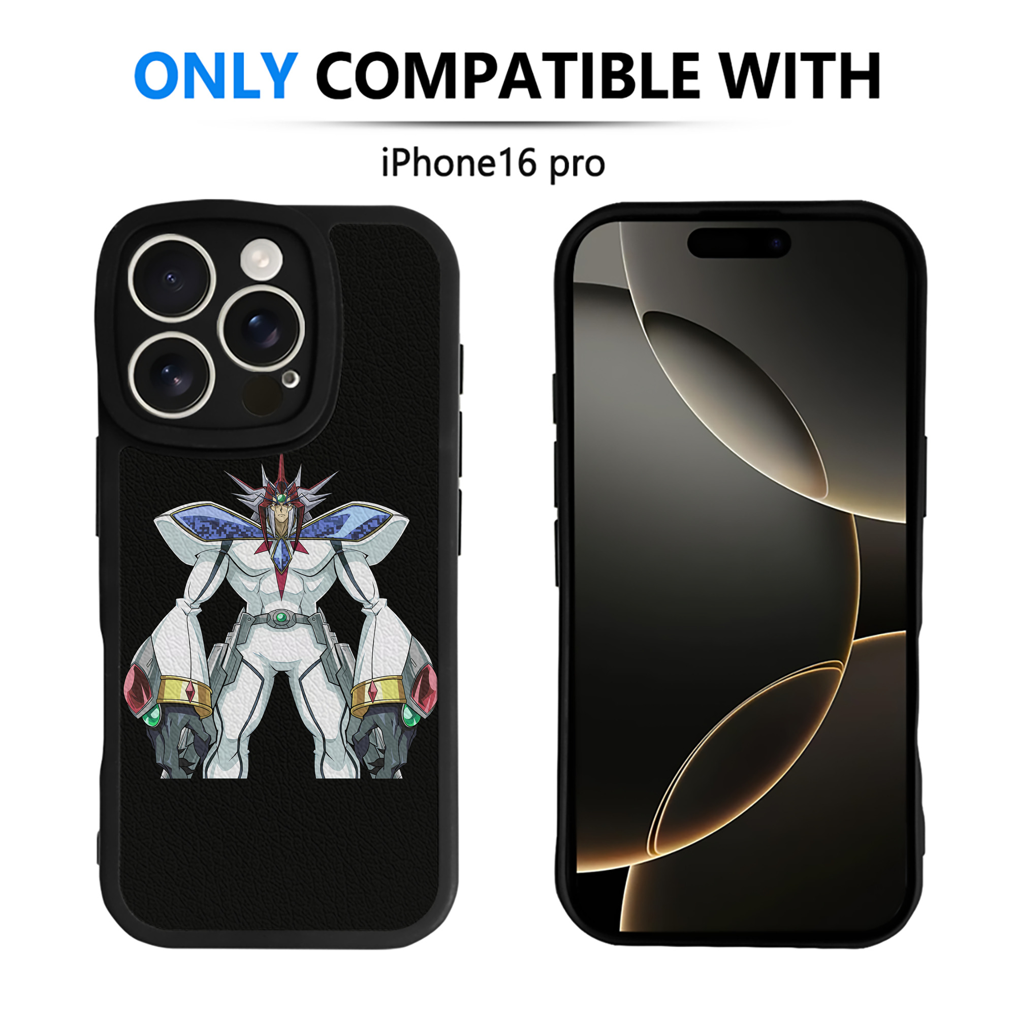 （画像用） 遊☆戯☆王 Yu-Gi-Oh! 【iPhone 16シリーズ対応】シリコンスマホケース（レザー調） 材質：シリコン
